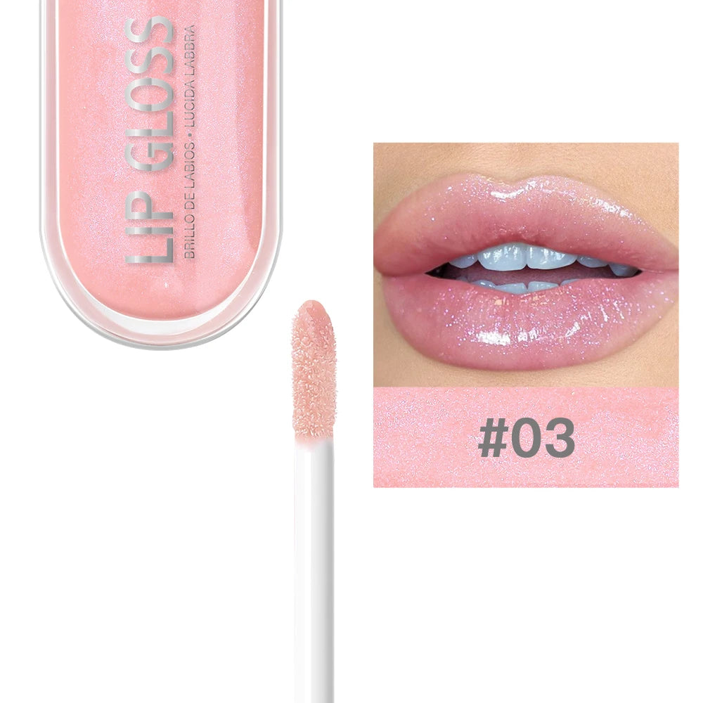 Brillo Labial USHAS 12 Colores Glitter Hidratante y Duradero