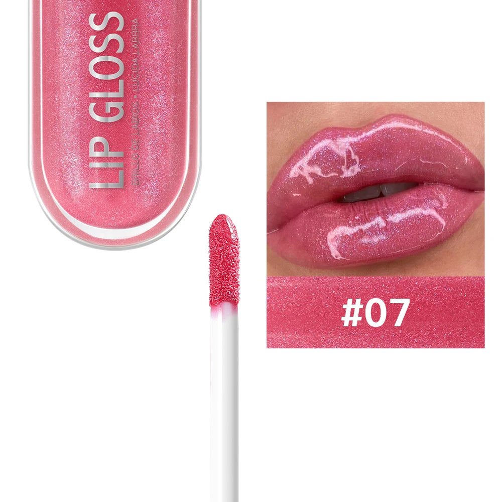 Brillo Labial USHAS 12 Colores Glitter Hidratante y Duradero
