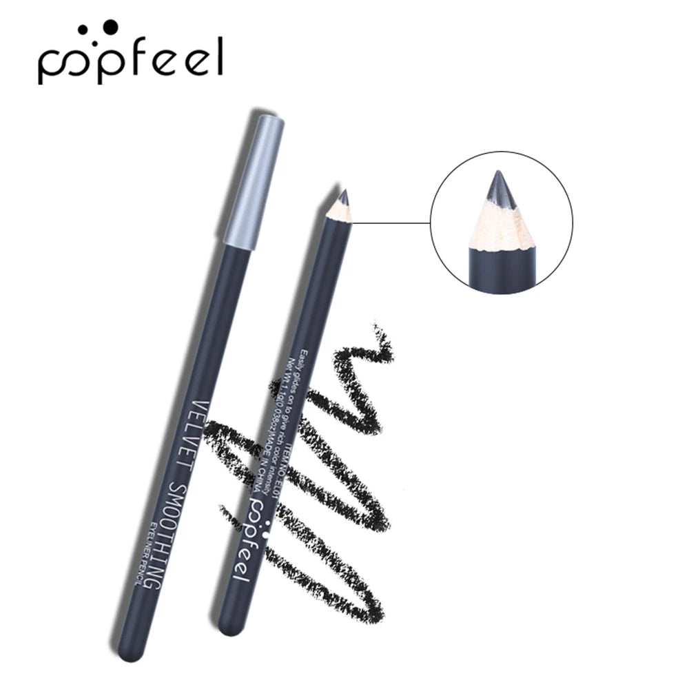 Set de Maquillaje de Ojos POPFEEL | Paleta de Sombras, Delineador, Máscara, Lápiz para Cejas y Accesorios | Regalo para Mujeres