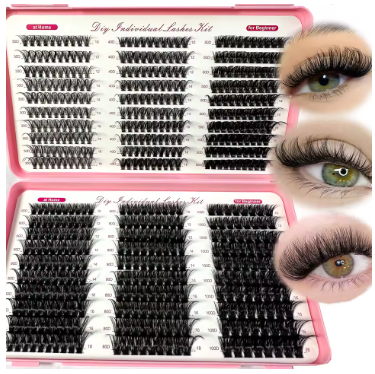 Kit de Pestañas Postizas Individuales 3D/10D MIX