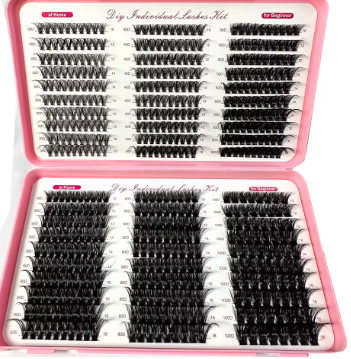 Kit de Pestañas Postizas Individuales 3D/10D MIX